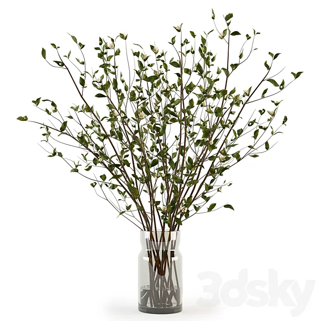 Branches in a Vase 009 3D Model Branches in a Vase 009 3D Model