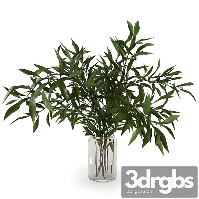 Branches In Vase 007 3D Model Download
