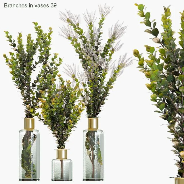 Branches in vases 39 3D Model