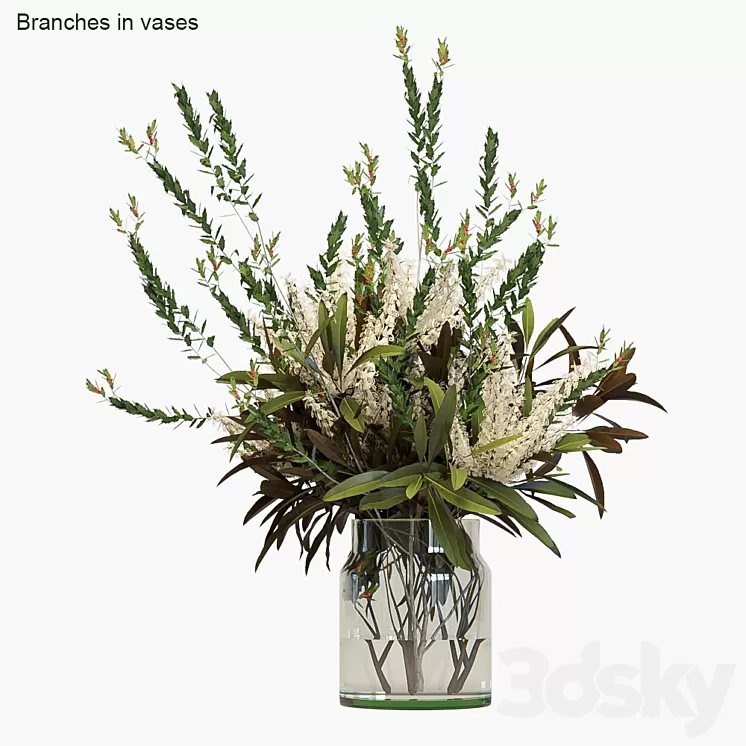 Branches in vases # 4 3D Model
