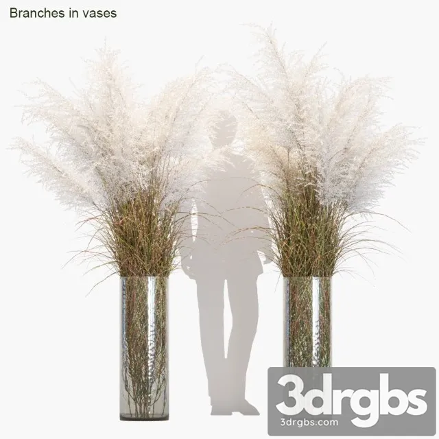 Branches in Vases 5 3D Model Download Branches in Vases 5 3D Model Download
