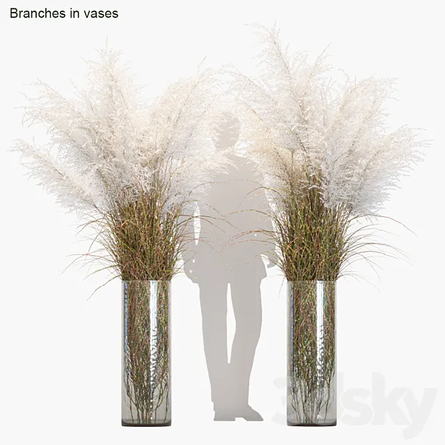 Branches in vases # 8 3DModel