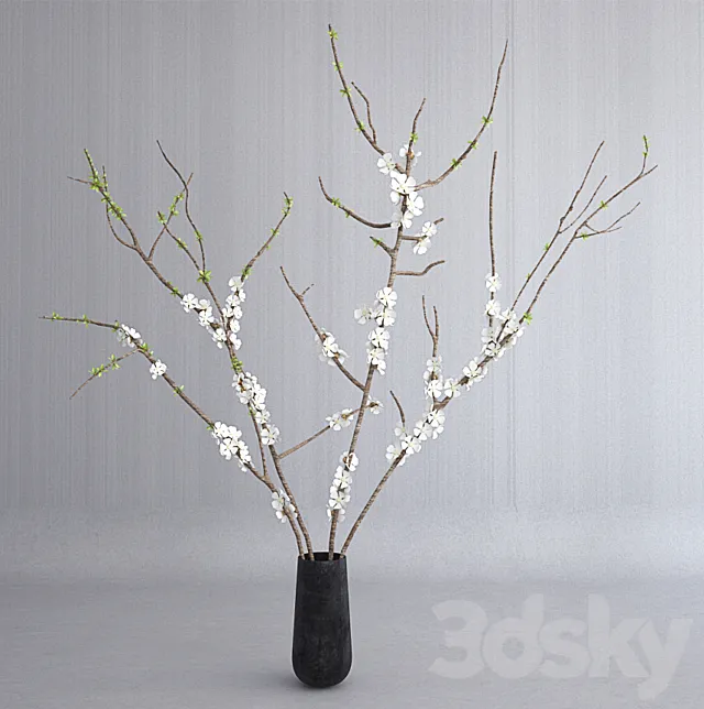 Branches in vazze 3DModel Branches in vazze 3DModel