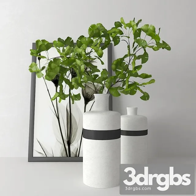 Branches of Ginkgo Biloba 3D Model Download Branches of Ginkgo Biloba 3D Model Download