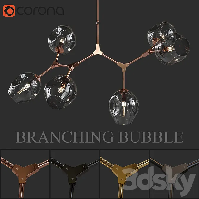 branching bubble 3D Model branching bubble 3D Model