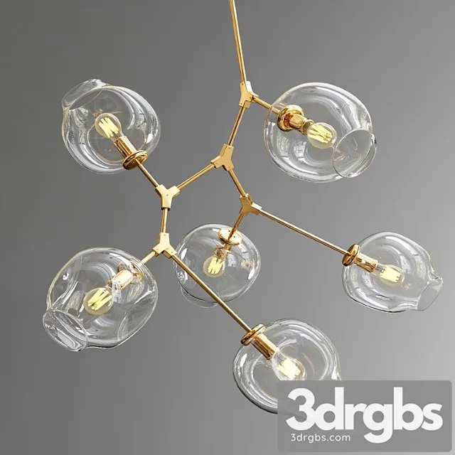 Branching bubble 6 lamps Branching bubble 6 lamps