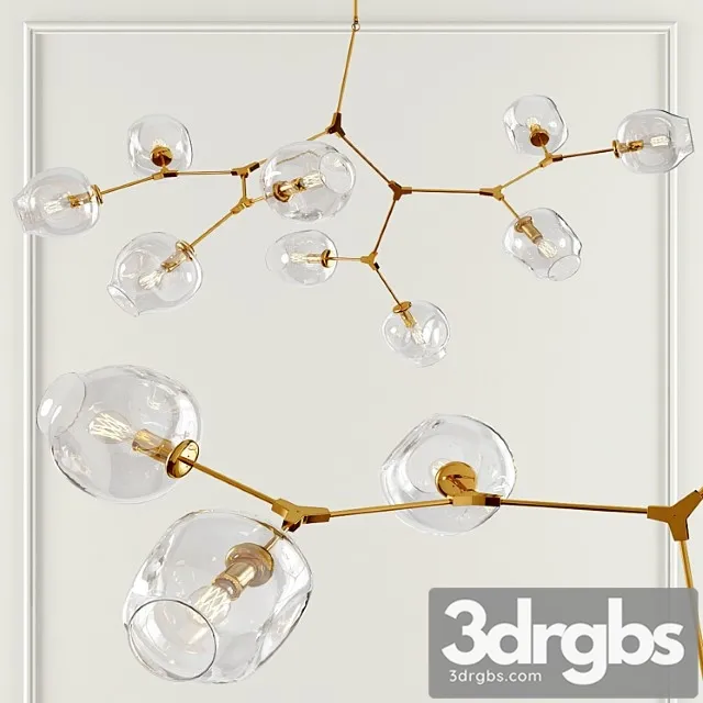 Branching bubble 9 light Branching bubble 9 light