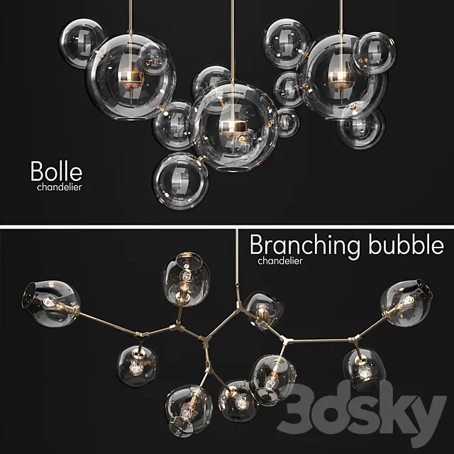 Branching bubble and G & C Bolle 3DModel