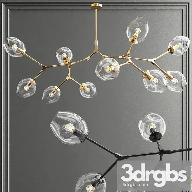 Branching bubble chandelier Branching bubble chandelier
