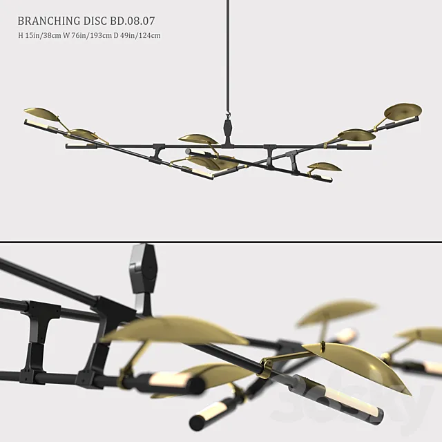 BRANCHING DISC BD.08.07 3DModel BRANCHING DISC BD.08.07 3DModel