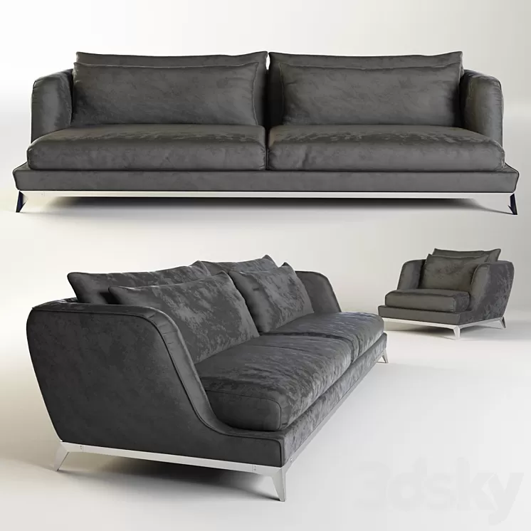 Brando Black Tie 3D Model