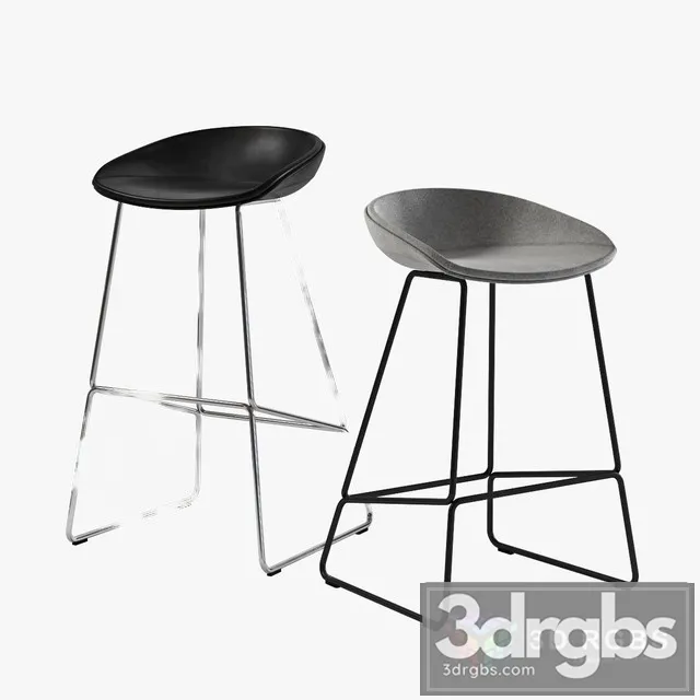 Brands Hay About Stool 38 3D Model Download