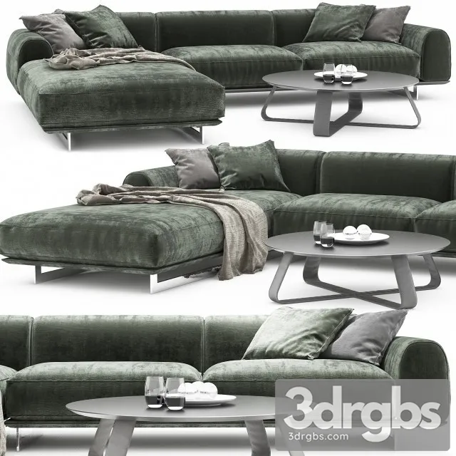 Brandy Sofa 01 3D Model Download