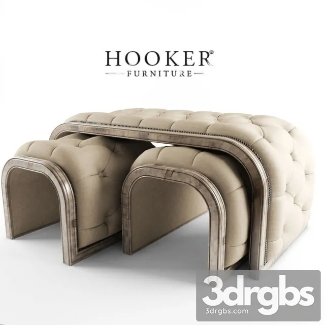 Brantley Tufted Cocktail 3D Model Download