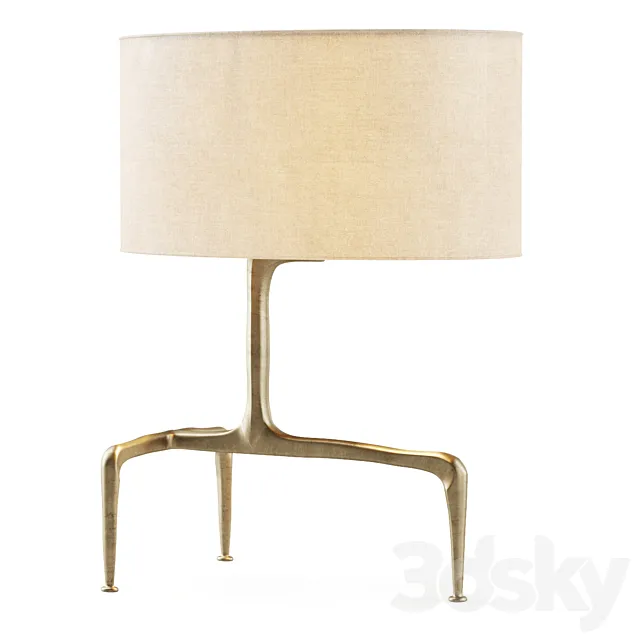 Braque Table Lamp by CTO Lighting _ Table Lamp 3D Model