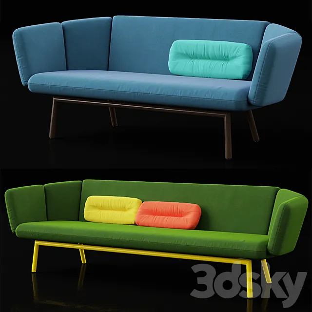 Bras sofas 3D Model Bras sofas 3D Model