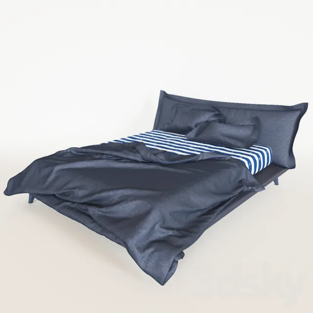 Brasita Bed Cloudscape Plataform 3D Model Brasita Bed Cloudscape Plataform 3D Model