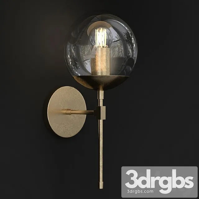 Brass Globe Sconce Bathroom Wall Lamp 3D Model Download Brass Globe Sconce Bathroom Wall Lamp 3D Model Download