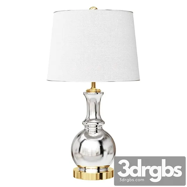 Brass gold glass table lamp (set of 2) Brass gold glass table lamp (set of 2)