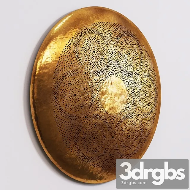 Brass Sconce 1 3D Model Download