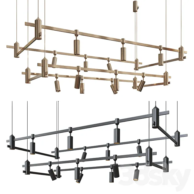 Brass System Set Fj03 3D Model Brass System Set Fj03 3D Model