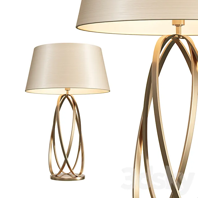 Brass Table Lamp 3D Model
