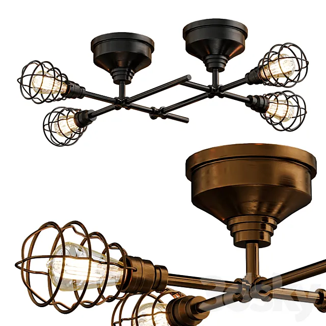 Brass wire cage 3D Model