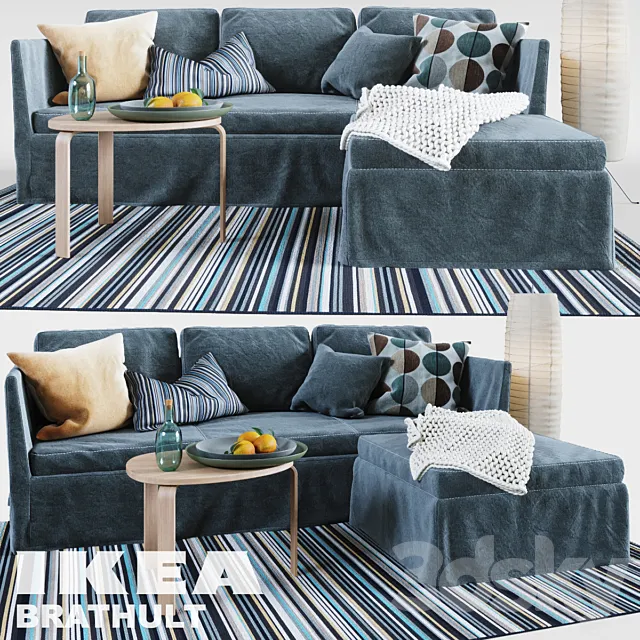 BRATHULT 3-seat sofa 3D Model