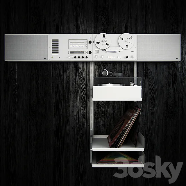 Braun music centre 3DModel