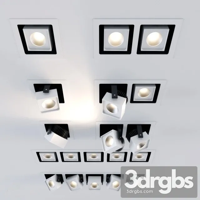 Bravo Spot Light Set 3D Model Download