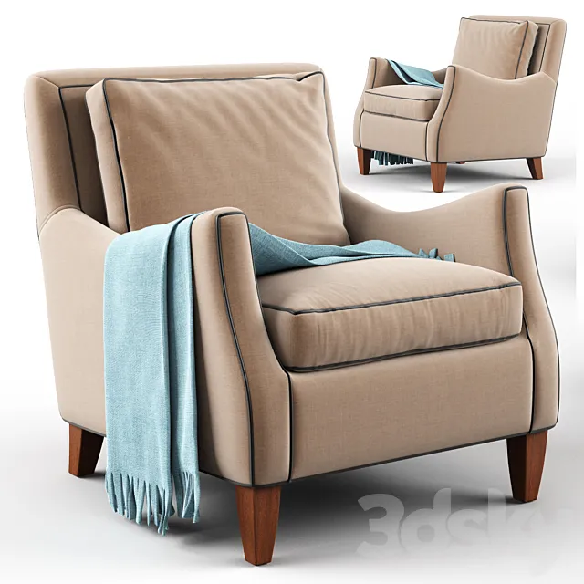 braxton haynes chair 3D Model