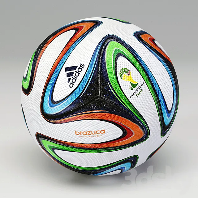 Brazuca – official ball of the FIFA World Cup 2014 3D Model