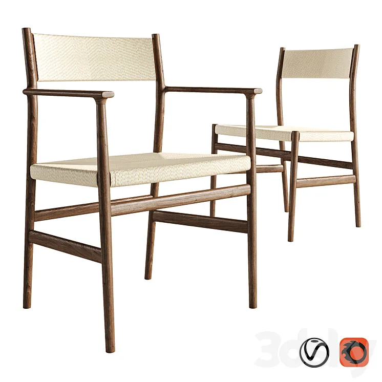 Brdr. Kruger ARV Chair 3D Model Free Download