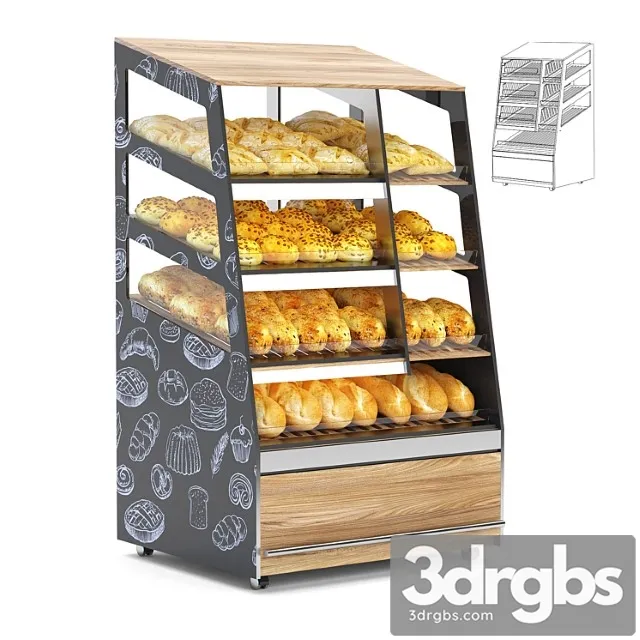Bread rack ovenbake 3D Model Download