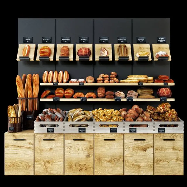 Bread shop 3D Model