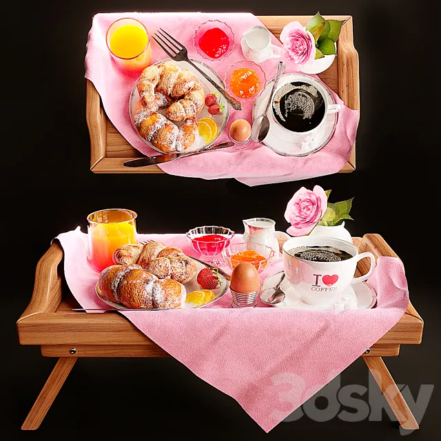 Breakfast 3D Model