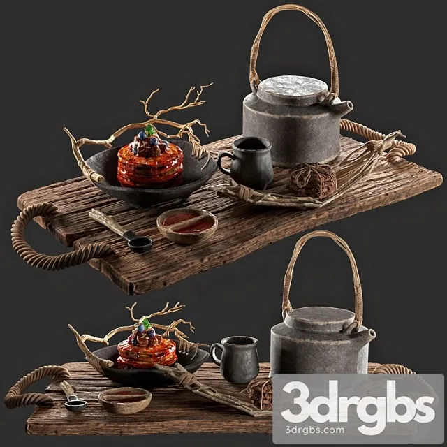 Breakfast in bed_1_2 3D Model Download