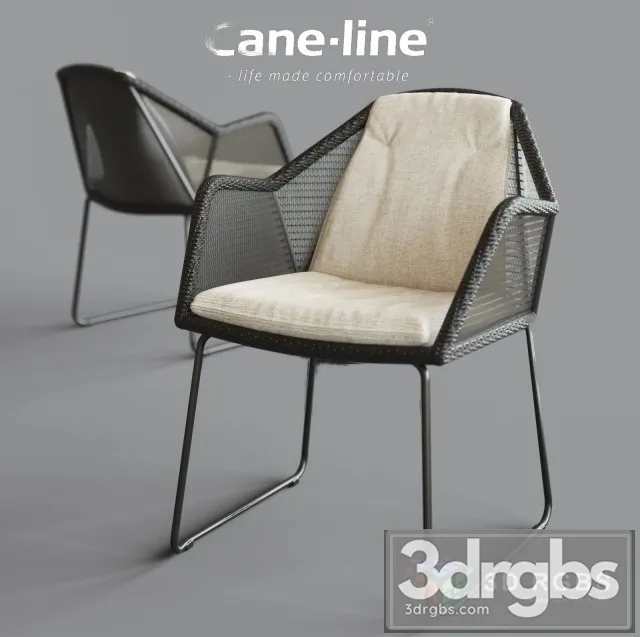 Breeze Dining Chair 3D Model Download