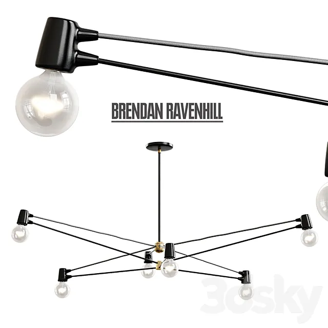 Brendan Ravenhill _ Cord Chandelier 3DModel