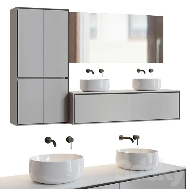 Brenta manhattan set 3D Model Brenta manhattan set 3D Model