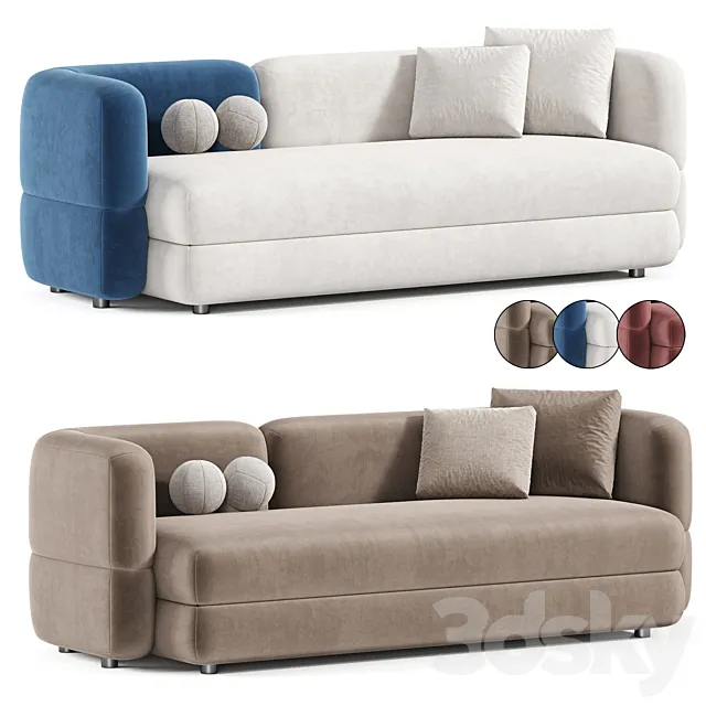 Brera Sofa 3D Model