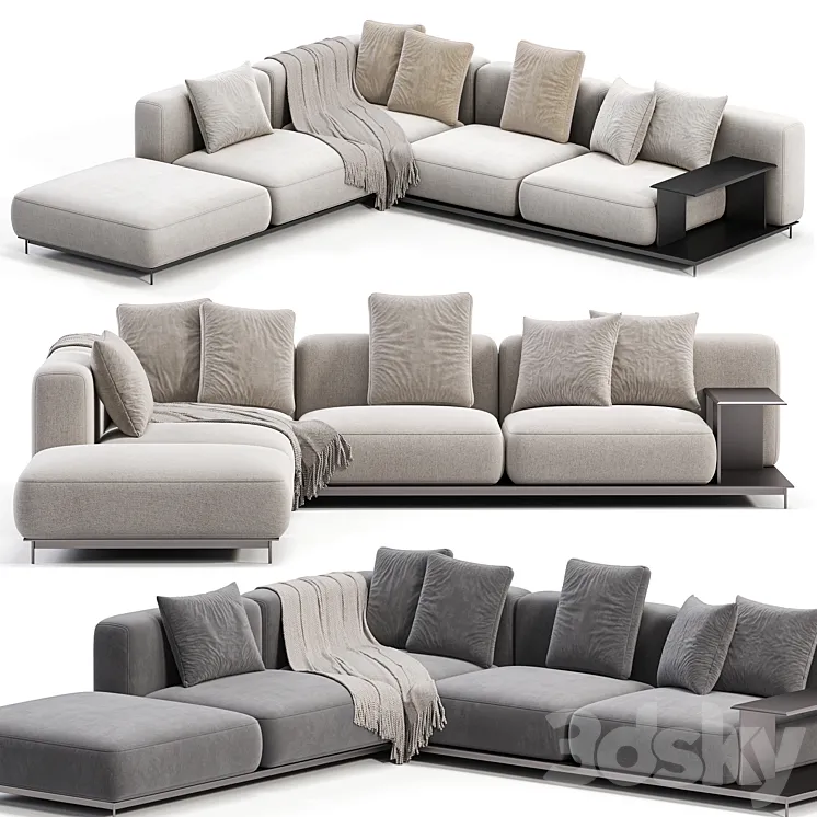 BRERA Sofa by Poliform 3D Model Free Download