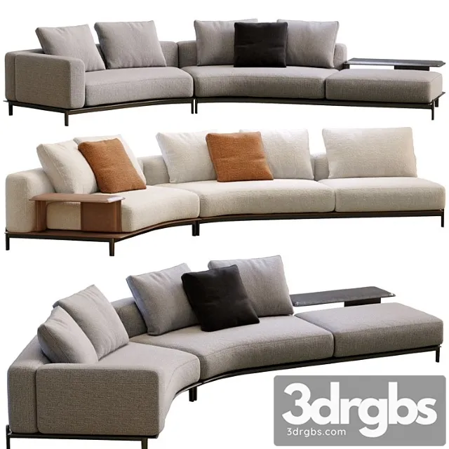 Brera Sofa By Poliform 4 3D Model Download
