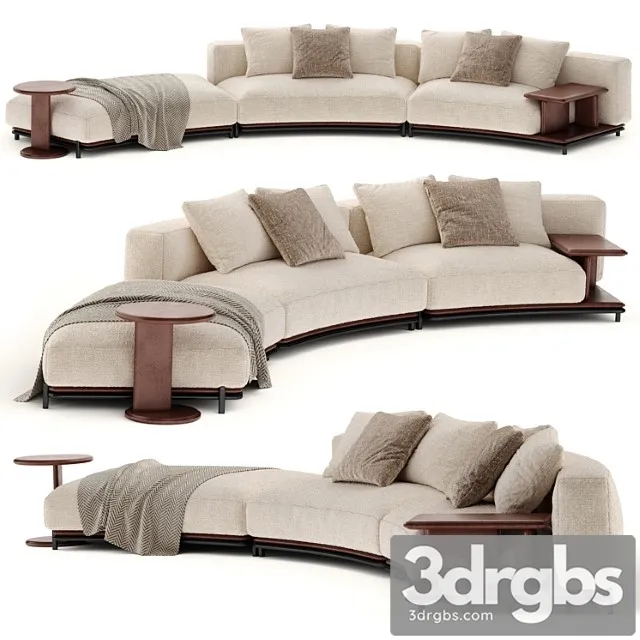 Brera Sofa From Poliform 3D Model Download