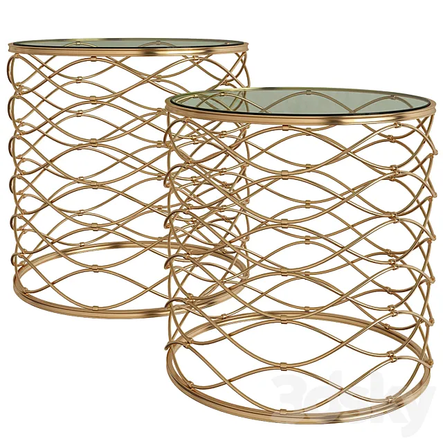 Breslow Side Tables. 2-Piece Set 3DModel Breslow Side Tables. 2-Piece Set 3DModel