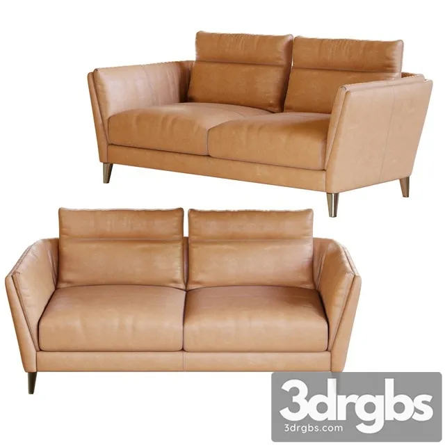 Bretagne 2 Seater Sofa by Poltrona Frau 3D Model Download Bretagne 2 Seater Sofa by Poltrona Frau 3D Model Download