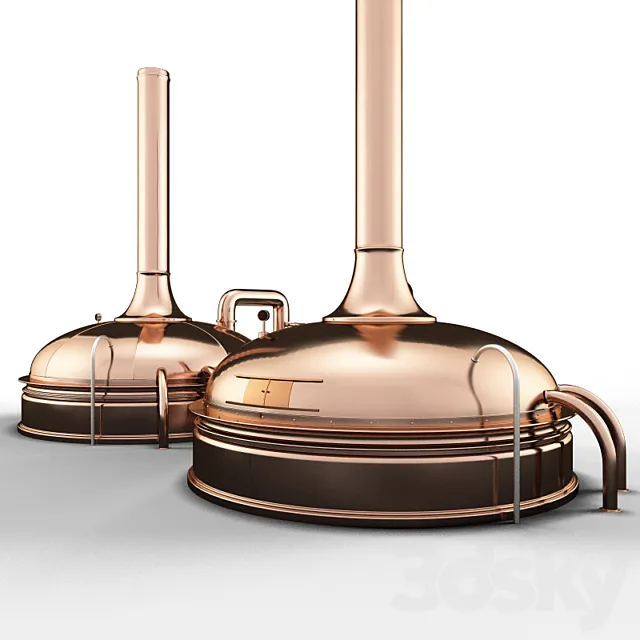 Brewing vat 3D Model Brewing vat 3D Model
