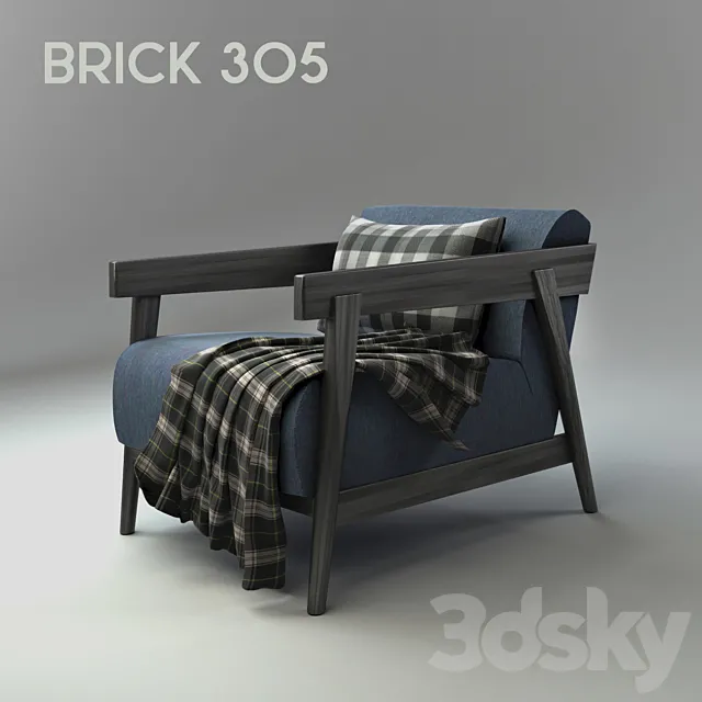 Brick 305 | Armchair 3DModel