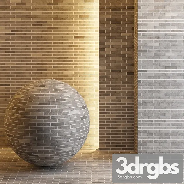 Brick Biege 3D Model Download