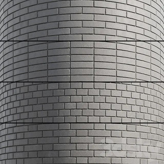 Brick Gray 3D Model Brick Gray 3D Model